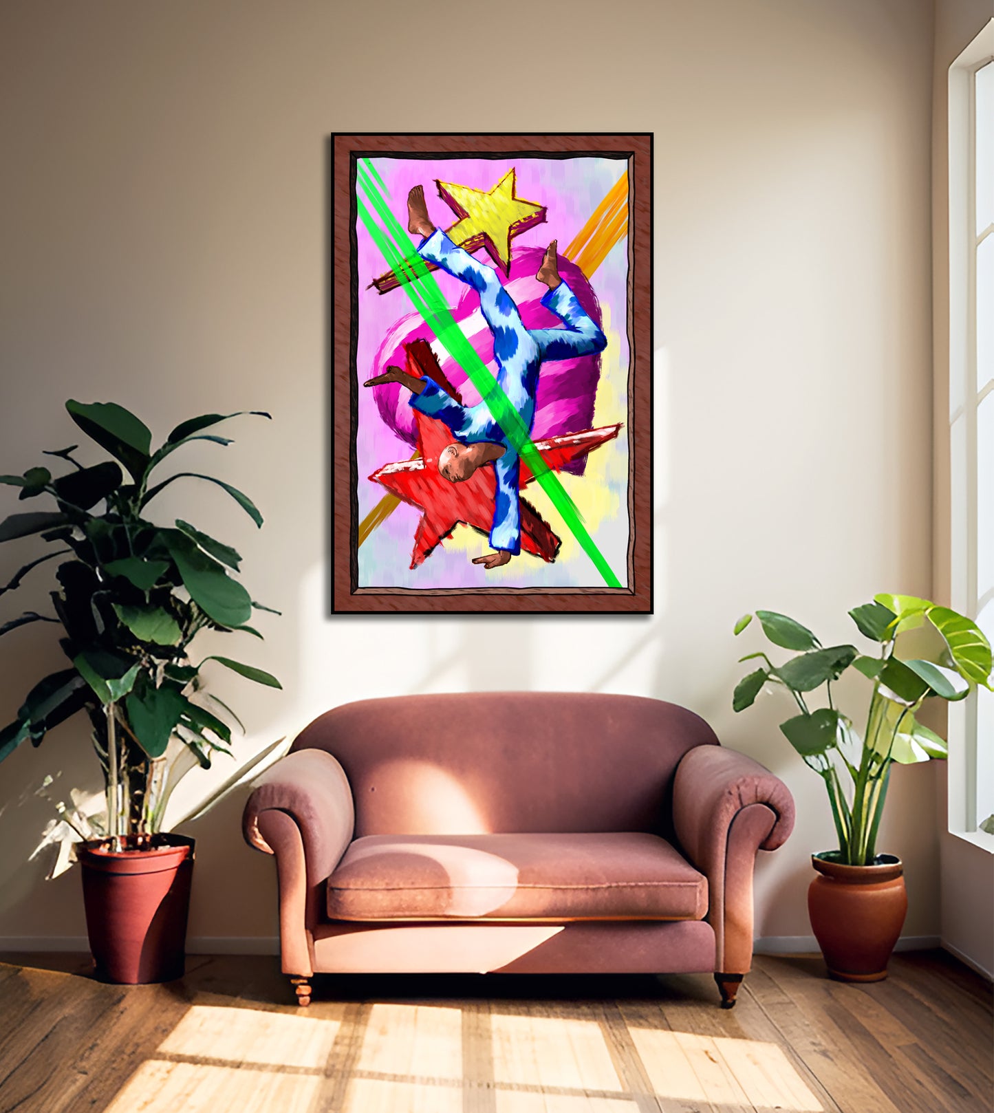 Spotlight Breakdancer with Heart