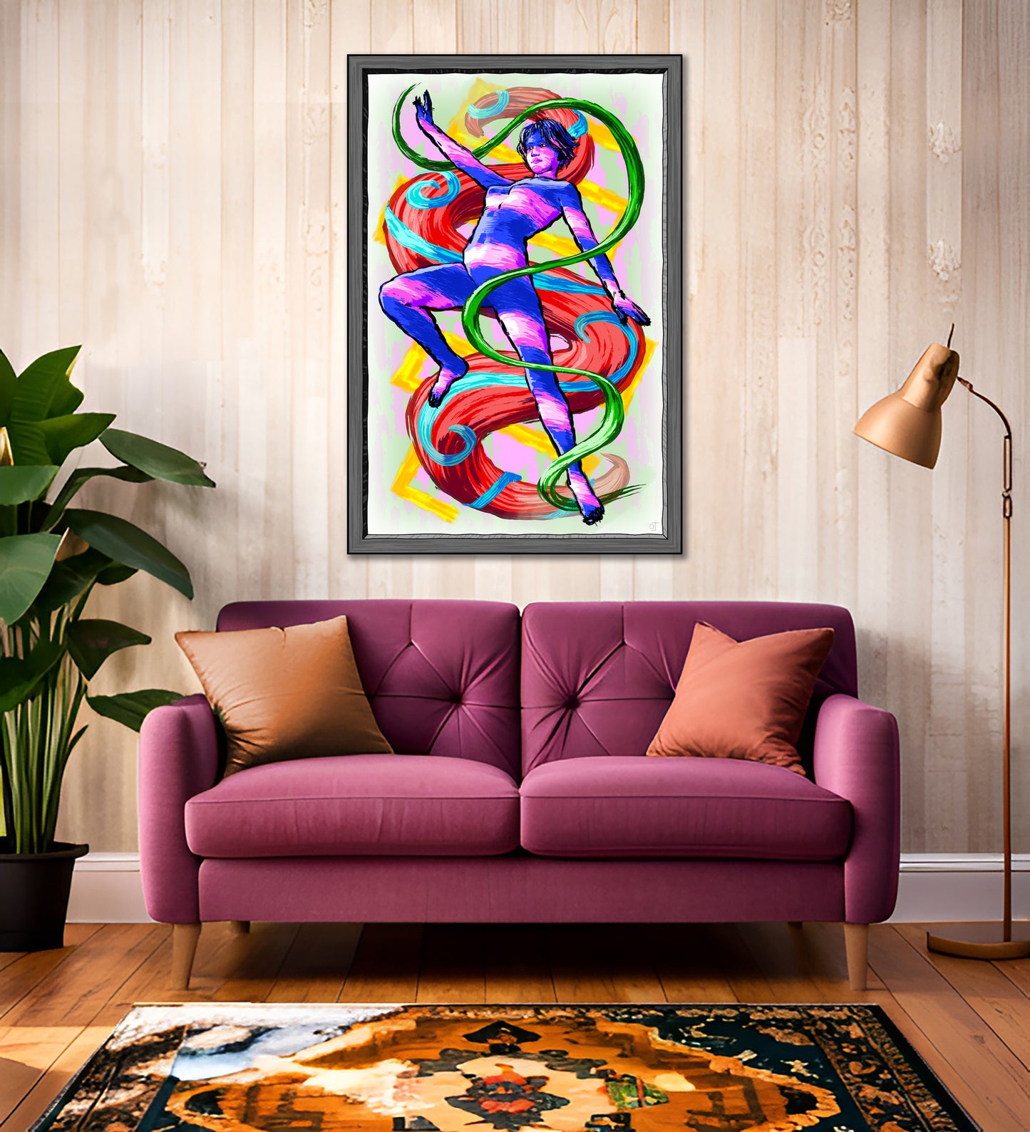 Swirl On Swirl Woman