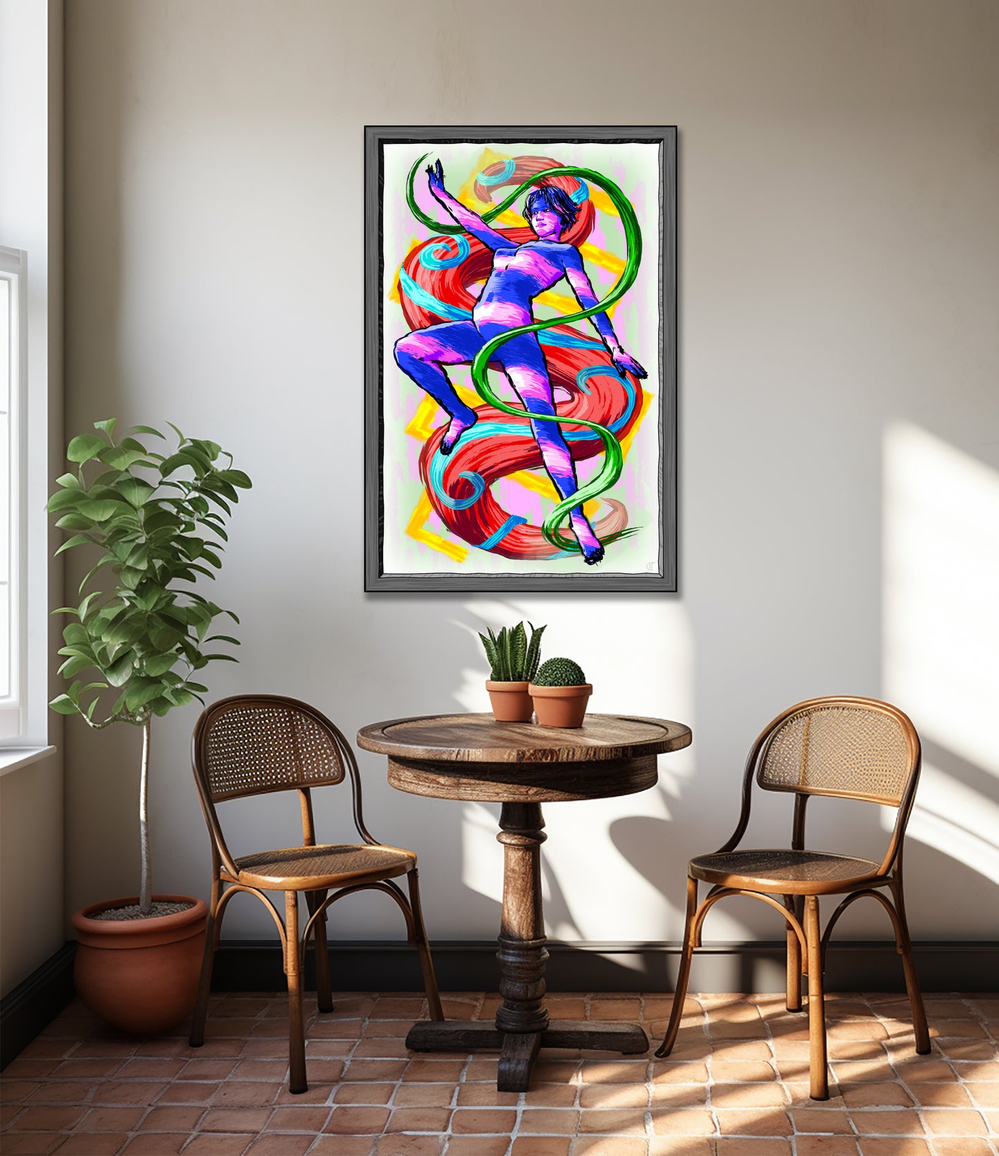 Swirl On Swirl Woman