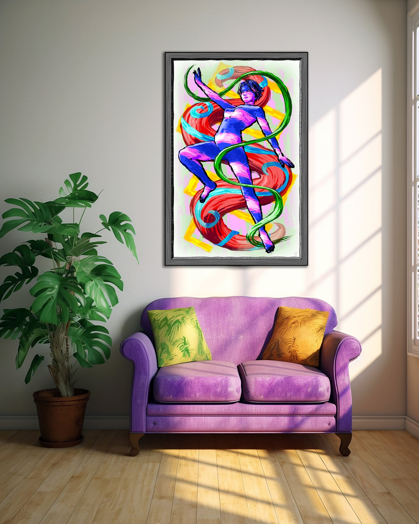 Swirl On Swirl Woman