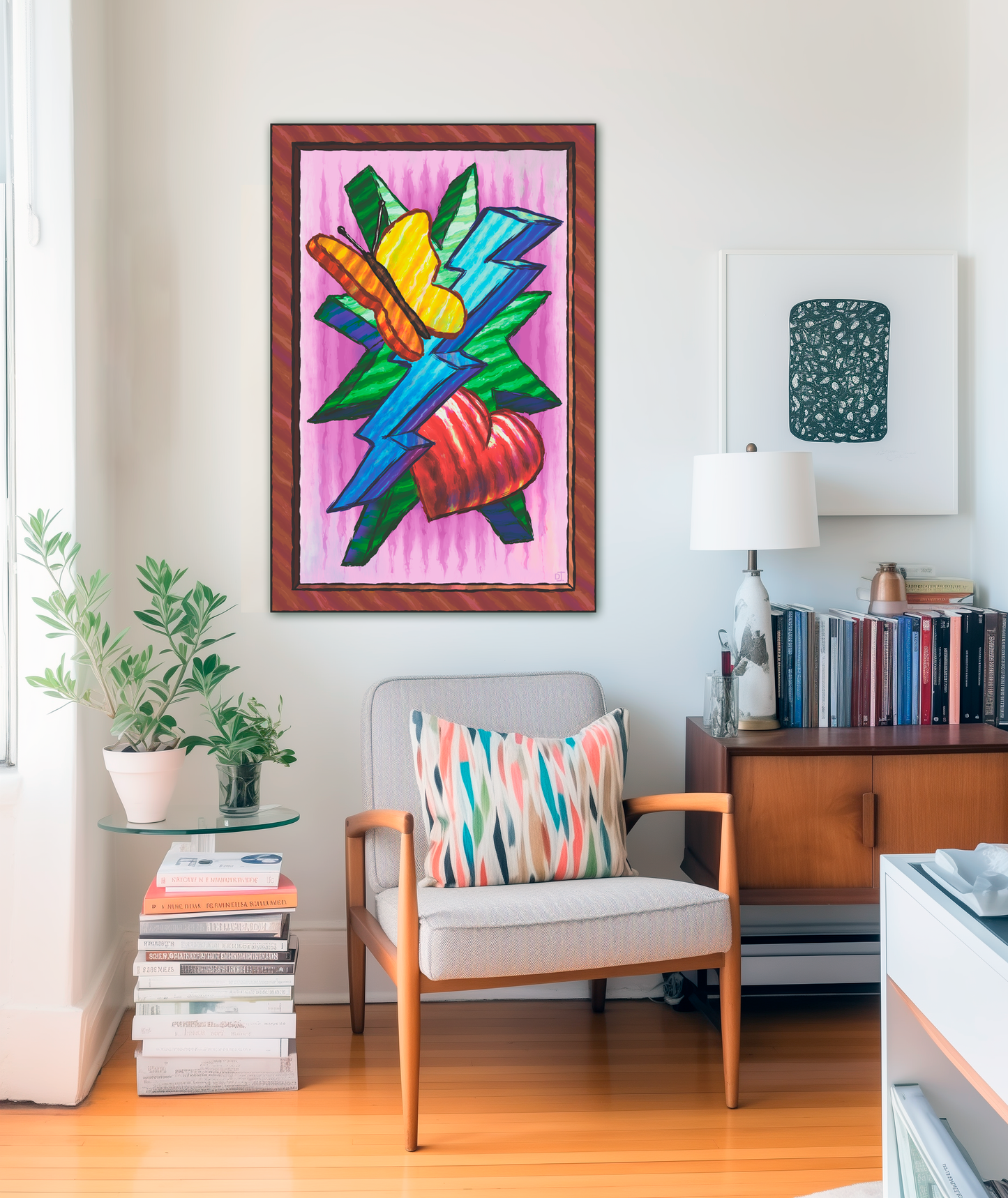 Butterfly Heart Lightning Star version 2