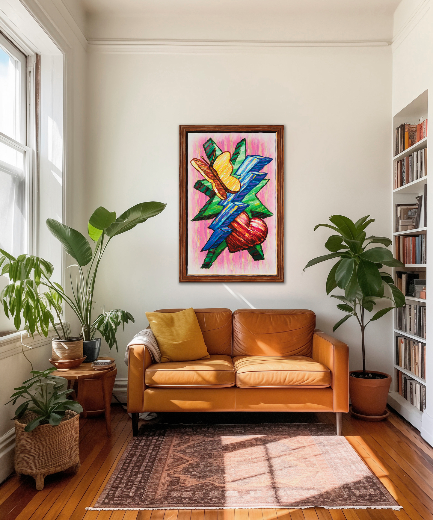 Butterfly Heart Lightning Star - Version 1