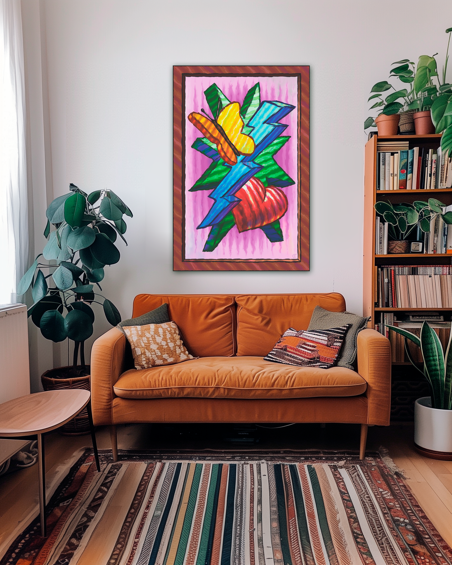 Butterfly Heart Lightning Star version 2