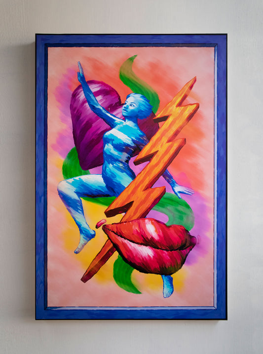 Lightning Heart Smile Woman