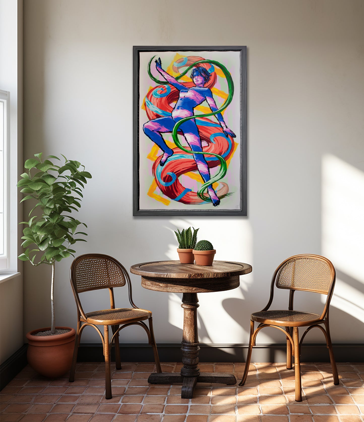 Swirl On Swirl Woman
