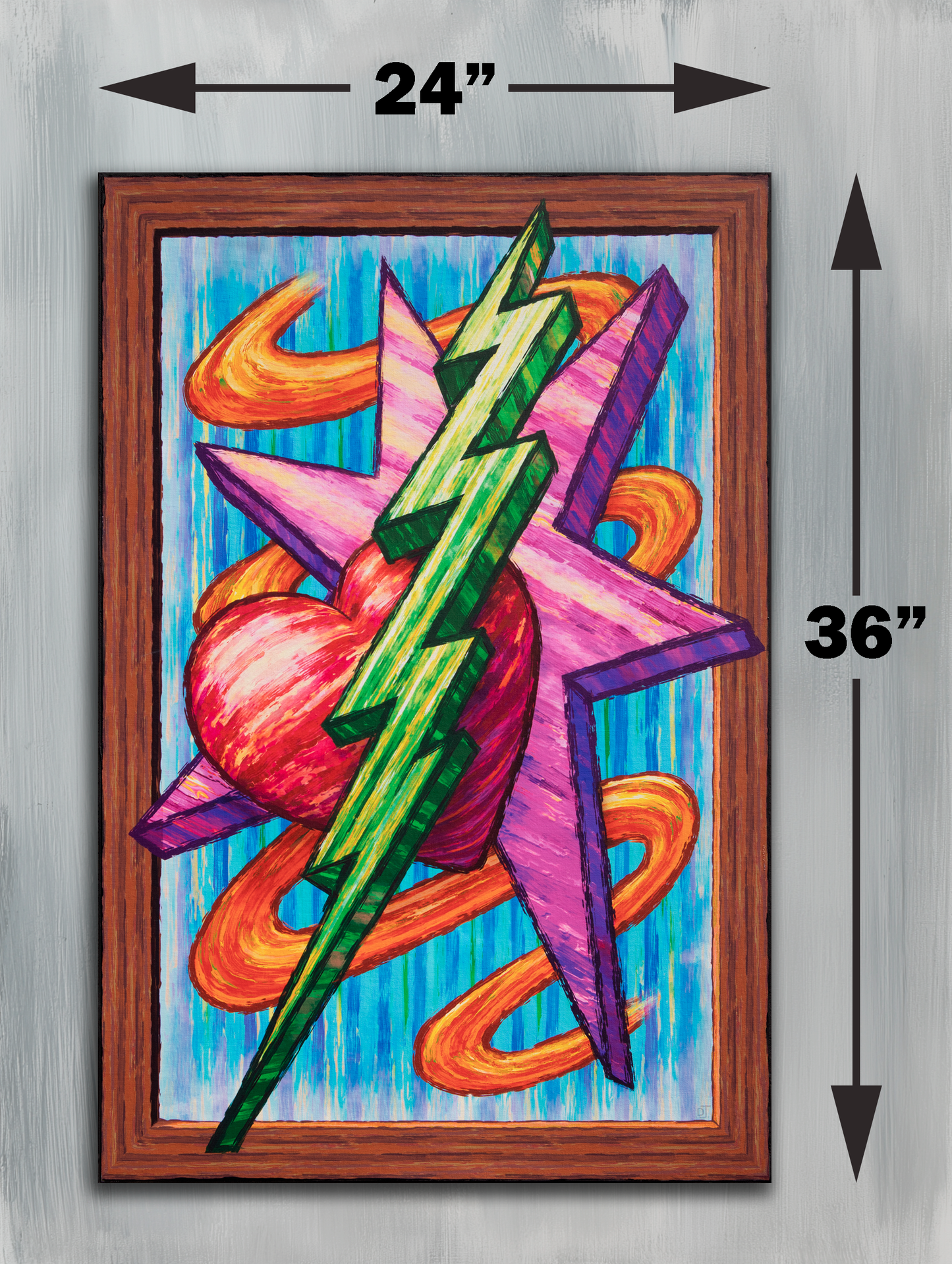 Heart Lightning Star Motion