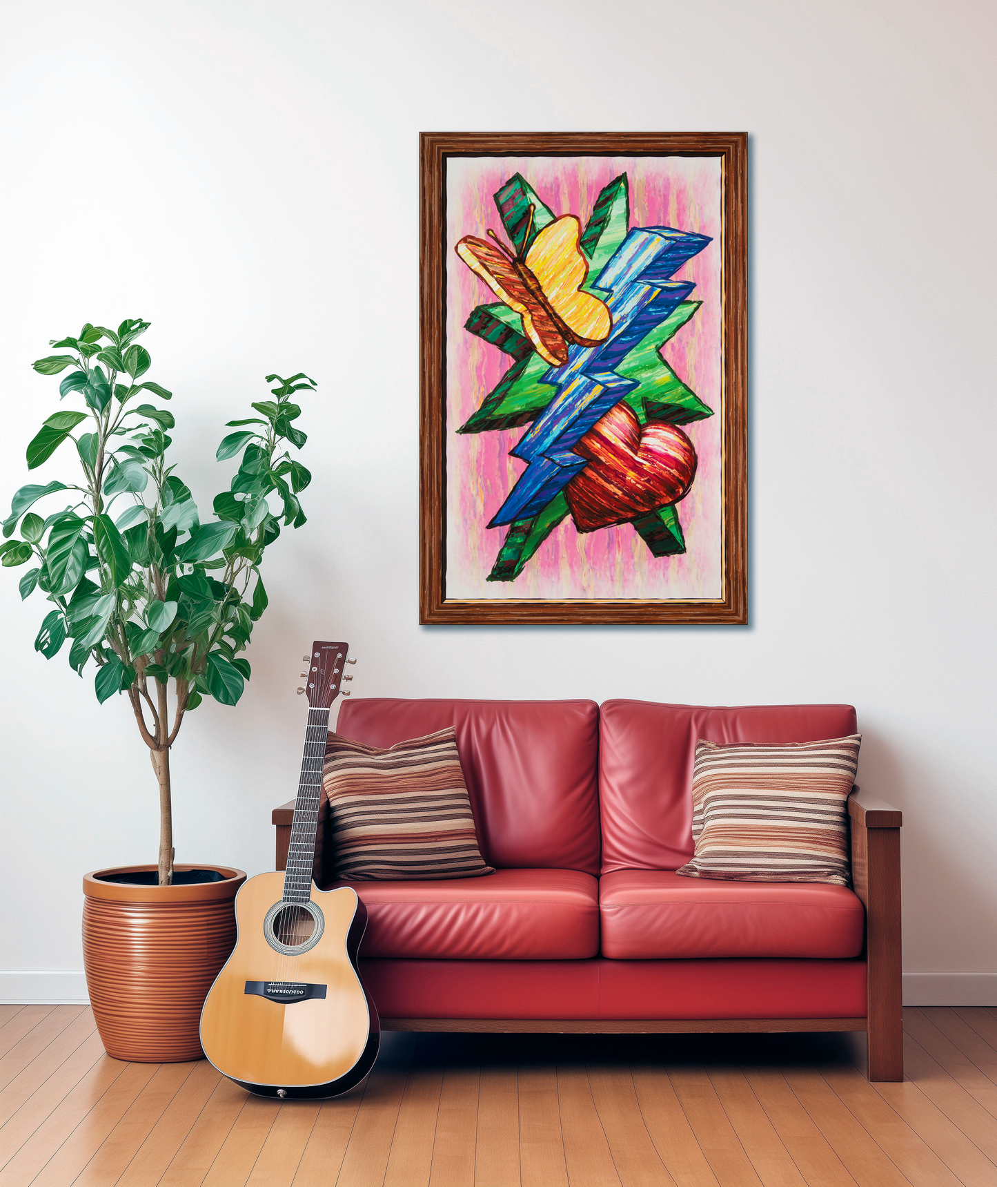 Butterfly Heart Lightning Star - Version 1